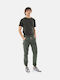 Men's Jeans Pants Cargo Elastic with Slim Fit Olive