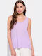 Bluza damă Sport Fără Mâneci Lavender