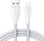 Joyroom S-UL012A11 Geflochten USB-A zu Lightning Kabel Weiß 3m