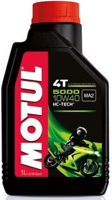 Motul 5000 Synthetic Motorcycle Oil for Four-Stroke Engines 1lt