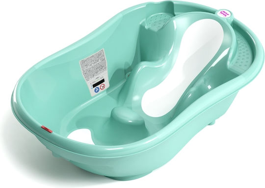 OK Baby Μπανιέρα Μωρού Onda 4 με Θερμόμετρο Sky Blue