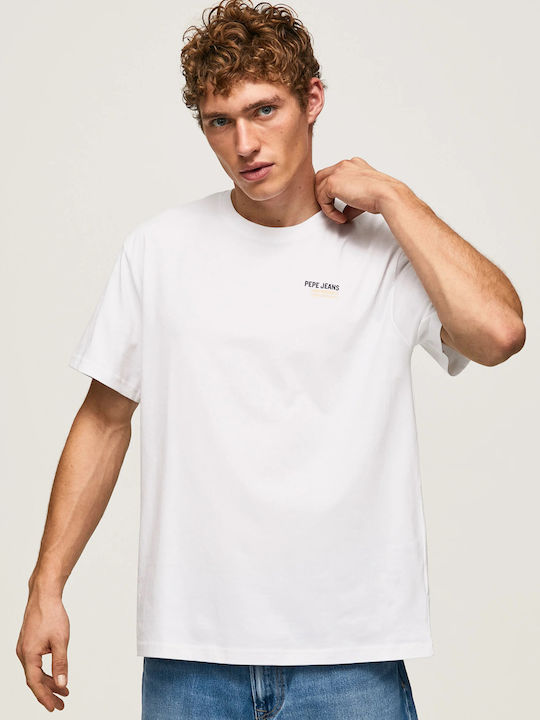 Pepe Jeans Men's Short Sleeve T-shirt White