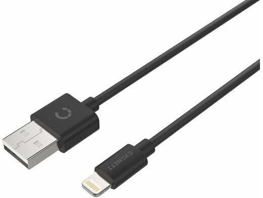 Cygnett USB-A to Lightning Cable Black 0.1m (CY2721PCCSL)