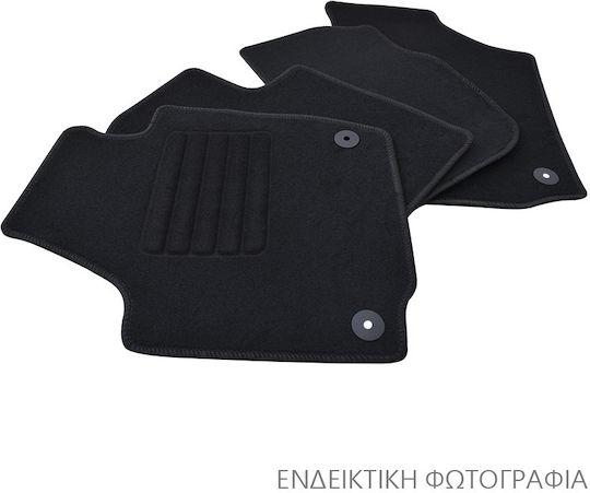 Rigum Set of Front and Rear Mats 4pcs for Toyota Avensis II (T25) Black
