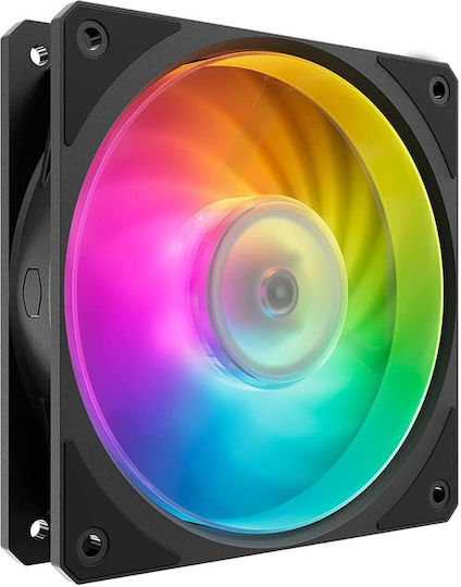 CoolerMaster Ventilator Pentru Carcasă MOBIUS 140P (1900rpm / 76.5cfm) cu Iluminare ARGB și Conexiune 4-Pin PWM