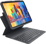 Zagg Pro Keys UK Layout Flip Cover Plastic with Keyboard English US Gray (iPad Air 2020/2022) 103407271