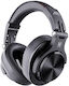 OneOdio Fusion A70 Ασύρματα/Ενσύρματα Over Ear Ακουστικά με 72 ώρες Λειτουργίας Μαύρα