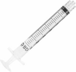 BD Luer Lock Syringes without Needle 3ml 200pcs