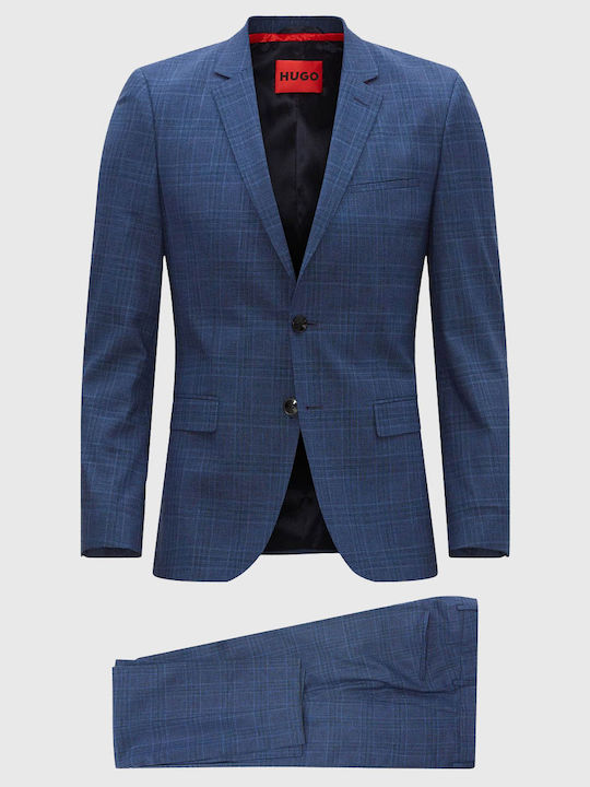 Arti/Hesten Men's Winter Suit Slim Fit Ocean Blue
