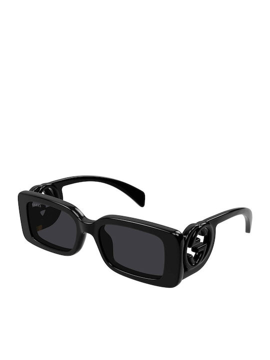 Gucci Sunglasses Μαύρα with Acetate Frame & Black Lens Gucci Sunglasses Μαύρα with Acetate Frame & Black Lens