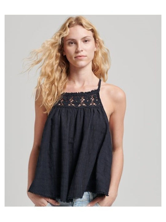 Superdry Vintage Cami Γυναικεία Μπλούζα με Τιράντες