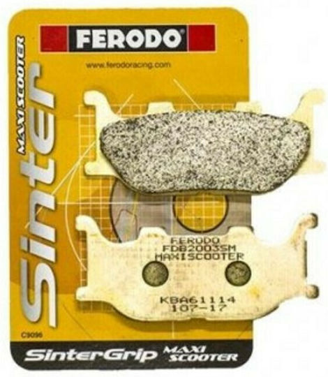 Ferodo Motorcycle Brake Pads Sinter Grip for Yamaha YP Majesty 250 for Husqvarna SMR Yamaha MT-03 / YP Majesty / YP 250 Majesty