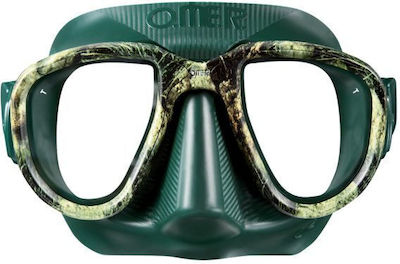 Silicone Diving Mask Alien Mimetic 3D Sea Green OMER