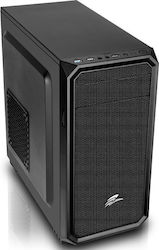 Evolveo Shaw 2 Micro Tower Computer Case Black