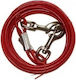 Ikaros Dog Leash/Lead Training Strap in Red color 9m x 0.48cm