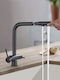 Stocco Kitchen Faucet Counter with Shower Black Mat