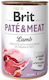 Brit Paté & Meat Nassfutter mit Lamm 1 x 400g