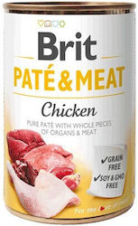 Brit Paté & Meat Umedă pentru Câini Câine cu Pui fără Cereale în Conservă 1 x 400gr.