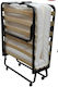 Pat Pliant Cu Saltea 10cm Simplu Alb 200x80x10cm