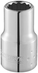 Expert Tools Καρυδάκι Πολύσφηνο με Καρέ Υποδοχής 1/4" Expert Tools Καρυδάκι Πολύσφηνο με Καρέ Υποδοχής 1/4"