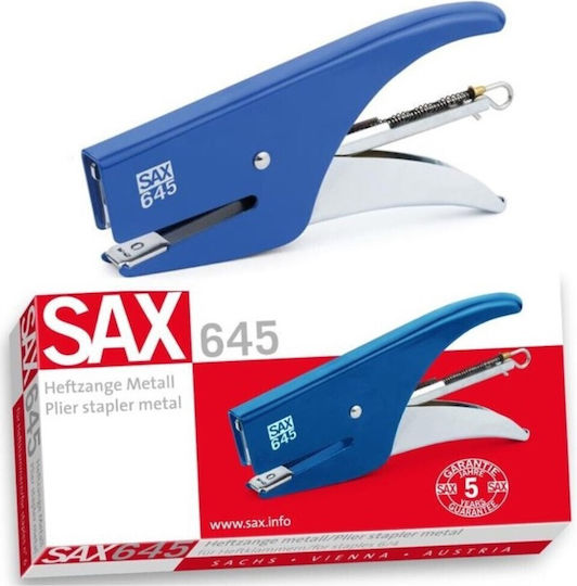 Sax No6/4 Συρραπτικό Χειρός Μπλε