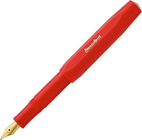 Kaweco Classic Sport Writing Pen Medium Red made of Plastic with Blue Ink