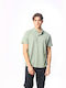 Paco & Co Men's Short Sleeve Blouse Polo Mint