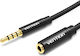 Vention TRRS 3.5mm male - 3.5mm female Cable Black 1.5m (BHBBG)