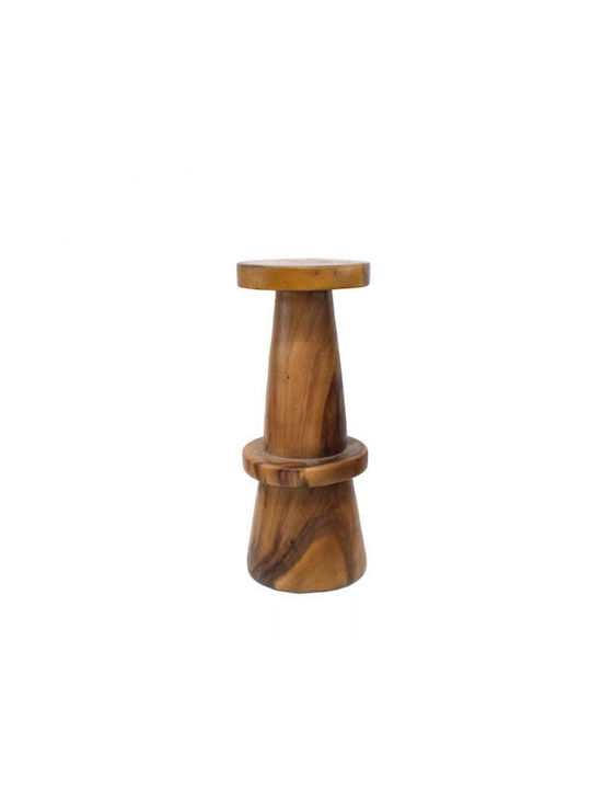 Stool Bar Wooden Simple Brown 30x30x74cm