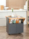 Table Kitchen Wooden Gray 70x83x75cm