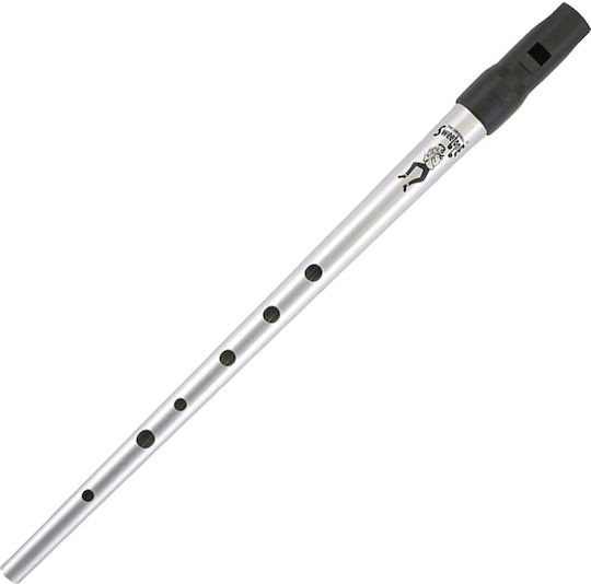 Clarke Tinwhistle Metallic Recorder Sweetone D Silver