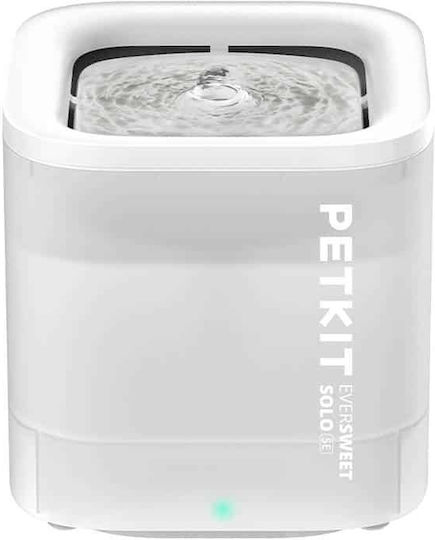 Petkit Eversweet Solo SE Automatic Waterer Fountain from ABS Plastic for Dog & Cat 1.8lt 16cm in White Colour