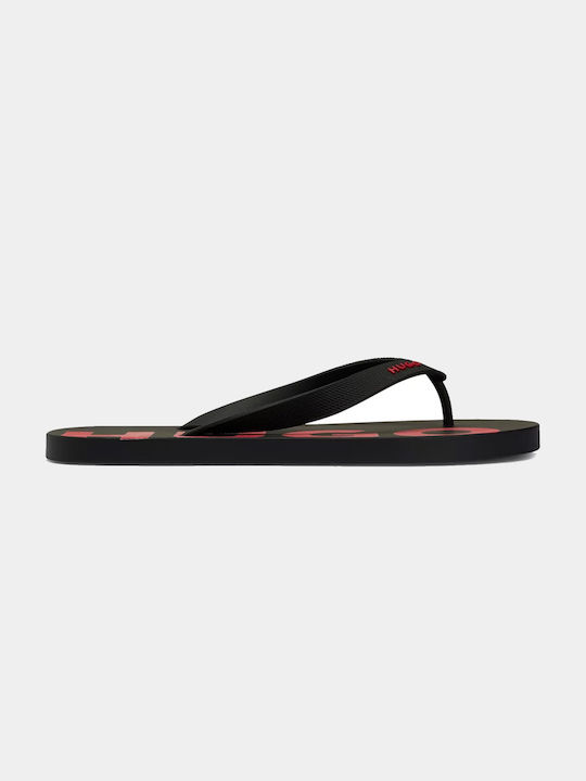 Hugo Arvel Herren-Flip-Flops Schwarz