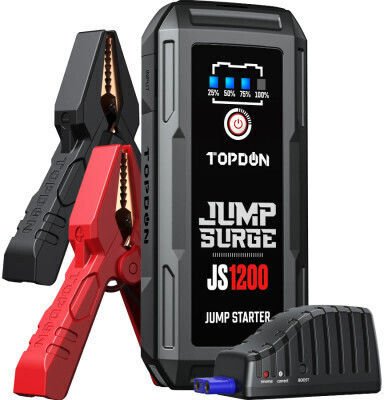 Topdon JumpSurge1200 Portable Car Battery Jump Starter 10000mAh with Power Bank / USB / Φακό 12V