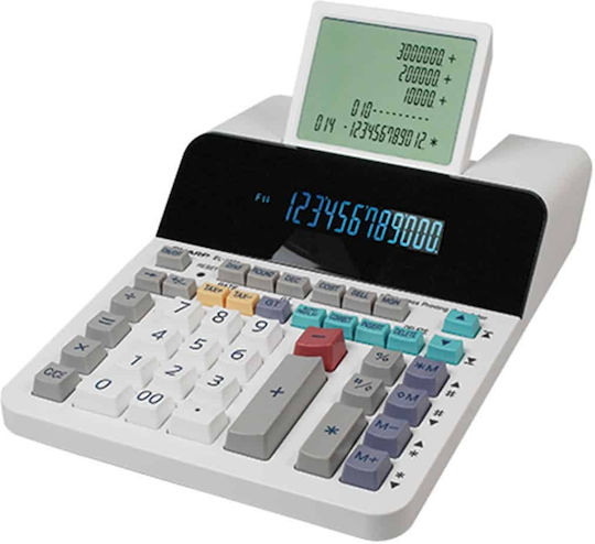Sharp EL-1901 Digital Calculator Accounting 12 Digits in White Color 1pcs