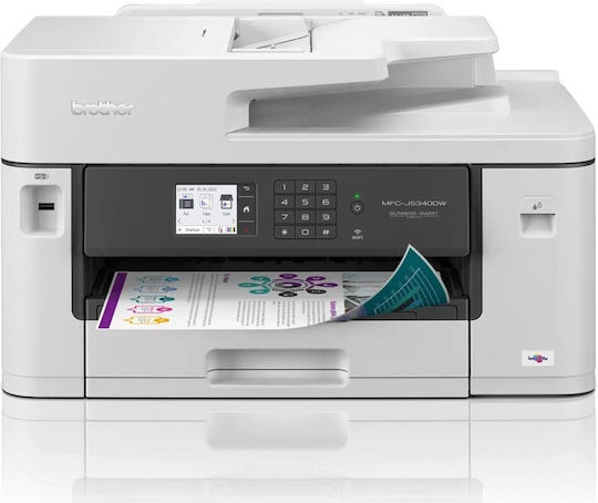 Brother Έγχρωμο Πολυμηχάνημα Inkjet με WiFi και Mobile Print MFC-J5340DWE