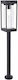 Lutec Solarleuchte Boden Column 2W 200lm Warmes Weiß 2700K mit Bewegungssensor und Fotokontakt IP44 12cmx12cmx76cmcm