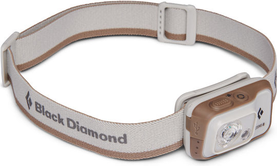 Black Diamond Rechargeable Headlamp LED IP67 with Maximum Brightness 350lm Cosmo 350-R White