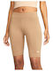 Nike Essential Ausbildung Frauen Fahrrad Leggings Beige