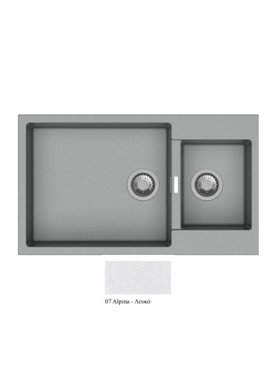 Macart Optimus N-200 Drop-In Spüle Links aus Ve...