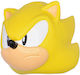 Gama Brands Sonic the Hedgehog -Super Sonic Squishy Plastic Yellow