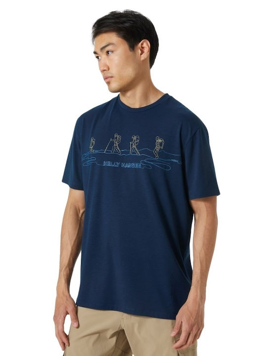 Helly Hansen Skog Recycled T-shirt Navy Blue