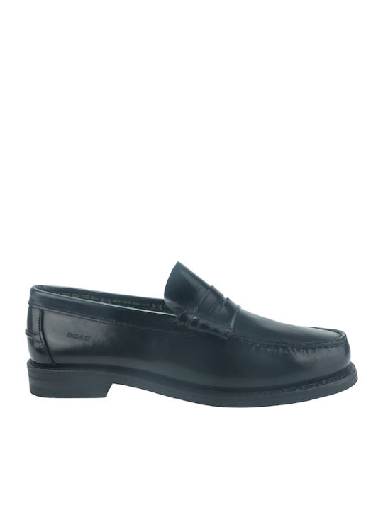 Sebr Δερμάτινα Ανδρικά Loafers σε Μαύρο Χρώμα