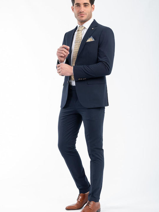 Vittorio Artist Paolo Summer Men's Suit with Sl...