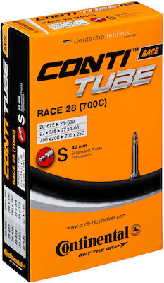 Continental Race 28 S42 Bicycle Tyre Inner Tube 28" 700x20/25 F/V 0181781