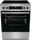 Gorenje Κουζίνα 71lt με Κεραμικές Εστίες Π60εκ. Inox