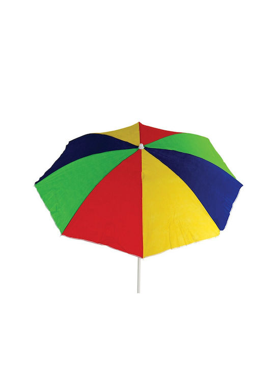 Round Aluminum Multicolour Garden & Terrace Parasol Φ2m