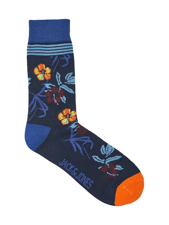 Jack & Jones Men's Solid Color Socks Blue