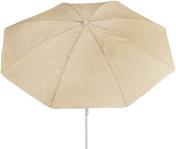 Lianos Beach Umbrella 1.8m Ecru
