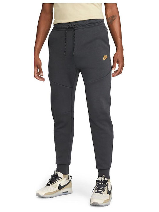 Sportswear Tech Fleece Παντελόνι Φόρμας με Λάστιχο Γκρι